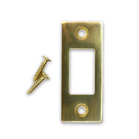 Emtek Emtek 83223US3 Square Deadbolt Strike Lifetime Brass Finish 83223US3